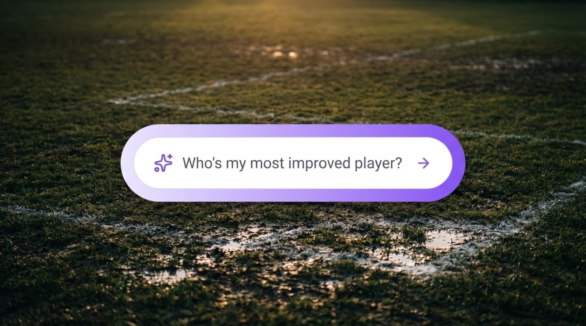 AI-powered coaching insights interface showing Ask tactico feature for grassroots football analysis